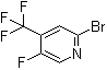 structure of CAS# 1156542-30-1, 2-溴-5-氟-4-(三氟甲基)吡啶