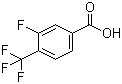 structure of CAS# 115754-21-7, 3-Fluoro-4-(trifluoromethyl)benzoic acid