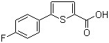 CAS # 115933-30-7, 5-(4-Fluorophenyl)-2-thiophenecarboxylic acid, 5-(4-Fluorophenyl)thiophene-2-carboxylic acid