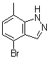 structure of CAS# 1159511-74-6, 4-溴-7-甲基-1H-吲唑