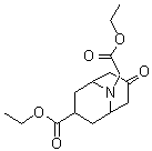 CAS # 115956-03-1, 3-(Ethoxycarbonyl)-7-oxo-9-azabicyclo[3.3.1]nonane-9-acetic acid ethyl ester