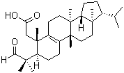 CAS # 1159579-44-8, Alstonic acid A, (3alpha,4beta)-3-(1,1-Dimethyl-2-oxoethyl)-4,8,9,20-tetramethyl-19-norpregn-5(10)-ene-4-acetic acid