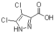 CAS # 115964-19-7, 4,5-Dichloro-1H-pyrazole-3-carboxylic acid