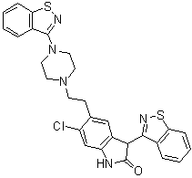 structure of CAS# 1159977-04-4, 齐拉西酮杂质E