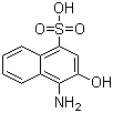 CAS # 116-63-2, 1-Amino-2-naphthol-4-sulfonic acid, 4-Amino-3-hydroxynaphthalene-1-sulphonic acid