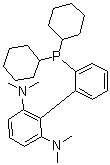 CAS # 1160556-64-8, 2'-(Dicyclohexylphosphino)-N2,N2,N6,N6-tetramethyl[1,1'-biphenyl]-2,6-diamine, 2-(2-dicyclohexylphosphanylphenyl)-1-N,1-N,3-N,3-N-tetramethylbenzene-1,3-diamine