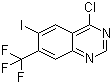 CAS # 1160994-12-6, 4-Chloro-6-iodo-7-(trifluoromethyl)quinazoline