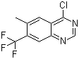 CAS # 1160994-15-9, 4-Chloro-6-methyl-7-(trifluoromethyl)quinazoline