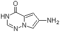 structure of CAS# 1160995-01-6, 6-Aminopyrrolo[2,1-f][1,2,4]triazin-4(1H)-one