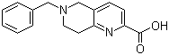 structure of CAS# 1160995-15-2, 5,6,7,8-四氢-6-(苯基甲基)-1,6-萘啶-2-羧酸