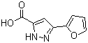 CAS # 116153-81-2, 5-(Furan-2-yl)-2H-pyrazole-3-carboxylic acid
