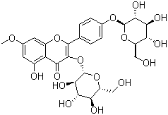 structure of CAS# 116183-66-5, 沙苑子苷