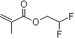structure of CAS# 116355-49-8, 2-Methyl-2-propenoic acid 2,2-difluoroethyl ester