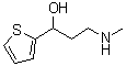 structure of CAS# 116539-56-1, 3-甲基氨基-1-(2-噻吩基)-1-丙醇