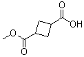 structure of CAS# 116569-00-7, 1,3-环丁烷二甲酸单甲酯