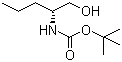 structure of CAS# 116611-57-5, [(R)-1-(Hydroxymethyl)butyl]carbamic acid tert-butyl ester