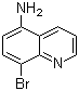 structure of CAS# 116632-58-7, 5-氨基-8-溴喹啉