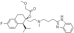 Mibefradil molecular structure (CAS 116644-53-2)