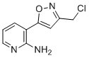 CAS # 1166997-20-1, 3-(3-(Chloromethyl)isoxazol-5-yl)pyridin-2-amine