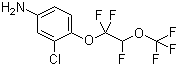 CAS 登录号：116714-47-7, 3-氯-4-[1,1,2-三氟-2-(三氟甲氧基)乙氧基]苯胺