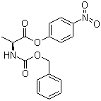 structure of CAS# 1168-87-2, N-(苄氧羰基)-L-丙氨酸对硝基苯酯