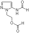 structure of CAS# 116856-18-9, 5-甲酰氨基-1-(2-甲酰氧乙基)吡唑
