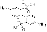 structure of CAS# 117-61-3, 联苯胺双磺酸