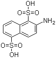 structure of CAS# 117-62-4, 2-萘胺-1,5-二磺酸