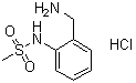 structure of CAS# 1170256-90-2, N-[2-(氨基甲基)苯基]甲烷磺酰胺盐酸盐