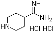structure of CAS# 1170937-23-1, 哌啶-4-甲脒二盐酸盐