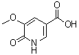 structure of CAS# 1171919-98-4, 1,6-二氢-5-甲氧基-6-氧代-3-吡啶羧酸