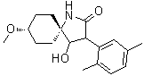 structure of CAS# 1172134-12-1, 3-(2,5-二甲基苯基)-4-羟基-8-甲氧基-1-氮杂螺[4.5]癸烷-2-酮立体异构体混合物
