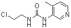 CAS 登录号：117298-91-6, N-(2-氯乙基)-N'-(4-甲基-3-吡啶基)脲