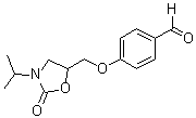 CAS # 1173203-26-3, 4-[[3-(1-Methylethyl)-2-oxo-5-oxazolidinyl]methoxy]benzaldehyde