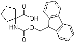 CAS # 117322-30-2, 1-(Fmoc-amino)cyclopentanecarboxylic acid, Fmoc-cycloleucine, 1-(9H-Fluoren-9-ylmethoxycarbonylamino)-cyclopentanecarboxylic acid