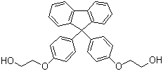 CAS # 117344-32-8, Bisphenoxyethanolfluorene, 4,4'-(9-Fluorenylidene)bis(2-phenoxyethanol), 9,9-Bis[4-(2-hydroxyethoxy)phenyl]fluorene, BPEF