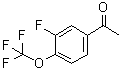 structure of CAS# 1174006-08-6, 1-[3-氟-4-(三氟甲氧基)苯基]乙酮