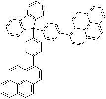 structure of CAS# 1174006-47-3, 1,1'-(9H-Fluoren-9-ylidenedi-4,1-phenylene)bispyrene