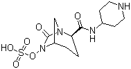 CAS # 1174018-99-5, Sulfuric acid mono[(1R,2S,5R)-7-oxo-2-[(4-piperidinylamino)carbonyl]-1,6-diazabicyclo[3.2.1]oct-6-yl] ester