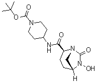 CAS # 1174020-64-4, 4-[[[(1R,2S,5R)-6-Hydroxy-7-oxo-1,6-diazabicyclo[3.2.1]oct-2-yl]carbonyl]amino]-1-piperidinecarboxylic acid 1,1-dimethylethyl ester