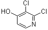 structure of CAS# 1174047-06-3, 2,3-二氯-4-吡啶醇