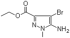 structure of CAS# 1174305-82-8, 5-氨基-4-溴-1-甲基-1H-吡唑-3-羧酸乙酯