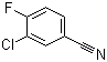structure of CAS# 117482-84-5, 3-氯-4-氟苯腈
