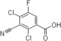 structure of CAS# 117528-58-2, 2,4-Dichloro-3-cyano-5-fluorobenzoic acid