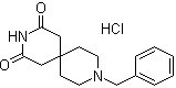 structure of CAS# 1176981-07-9, 9-苄基-3,9-二氮杂螺[5.5]十一烷-2,4-二酮盐酸盐