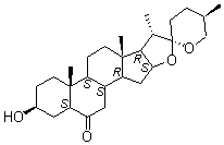 CAS 登录号：1177-71-5, 拉肖皂苷元