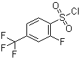 structure of CAS# 1177009-38-9, 2-氟-4-(三氟甲基)苯磺酰氯