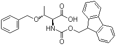 structure of CAS# 117872-75-0, 芴甲氧羰基-O-苄基-L-苏氨酸