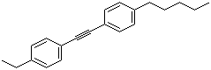 structure of CAS# 117923-34-9, 1-乙基-4-[2-(4-己基苯基)乙炔基]苯