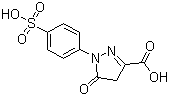 structure of CAS# 118-47-8, 1-(4'-磺酸苯基)-3-羧基-5-吡唑啉酮